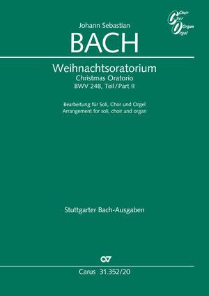 Bach: Oratorio de Noël, Partie II: Und es waren Hirten in derselbigen Gegend - Partition | Carus-Verlag