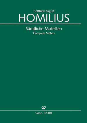 Homilius: Sämtliche Motetten. Werkausgabe - Noten | Carus-Verlag