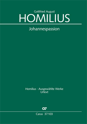 Homilius: Johannespassion