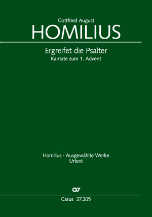 Homilius: Ergreifet die Psalter, ihr christlichen Chöre