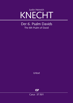 Knecht: The Sixth Psalm of David - Partition | Carus-Verlag