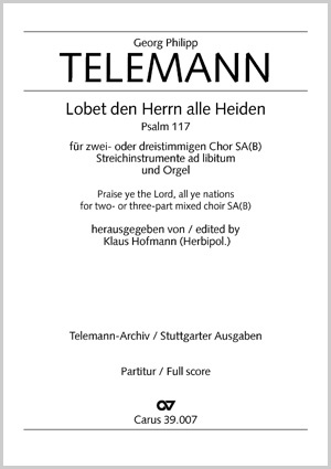 Georg Philipp Telemann: Deus, judicium tuum - Sheet music