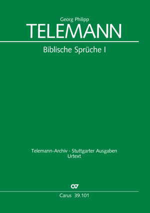 Telemann: Biblische Sprüche 1 - Noten | Carus-Verlag