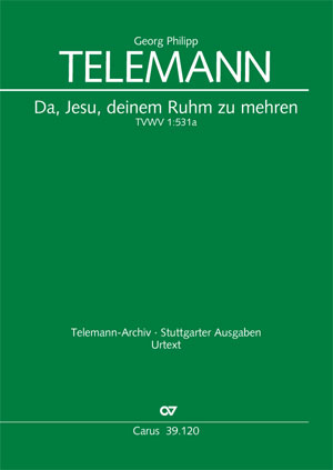 Telemann: Da, Jesu, deinen Ruhm zu mehren - Noten | Carus-Verlag