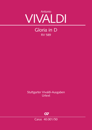 Vivaldi: Gloria in D major - Sheet music | Carus-Verlag