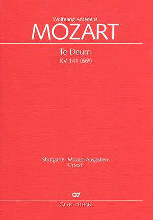 Wolfgang Amadeus Mozart: Te Deum - Partition | Carus-Verlag