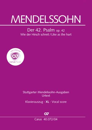 Mendelssohn Bartholdy: Psalm 42 - Sheet music | Carus-Verlag