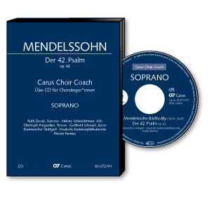 Mendelssohn Bartholdy: Wie der Hirsch schreit - CDs, Choir Coaches, Medien | Carus-Verlag