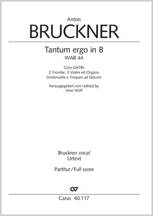 Bruckner: Tantum ergo in B - Noten | Carus-Verlag