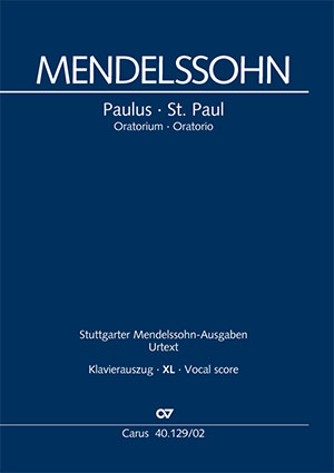 Mendelssohn Bartholdy: Saint Paul - Partition | Carus-Verlag