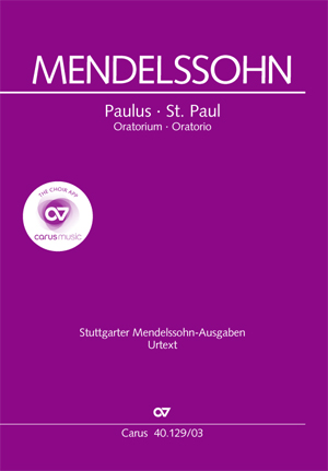Mendelssohn Bartholdy: Saint Paul - Partition | Carus-Verlag