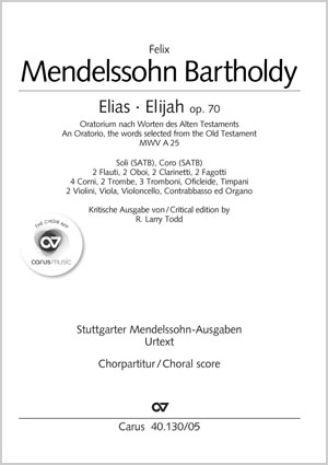 Mendelssohn Bartholdy: Elijah - Sheet music | Carus-Verlag