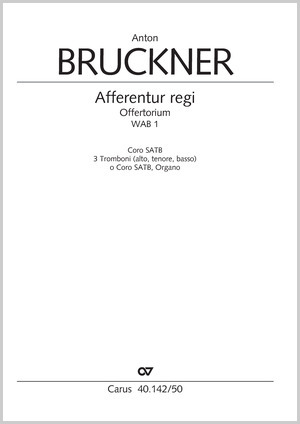 Bruckner: Afferentur regi - Noten | Carus-Verlag