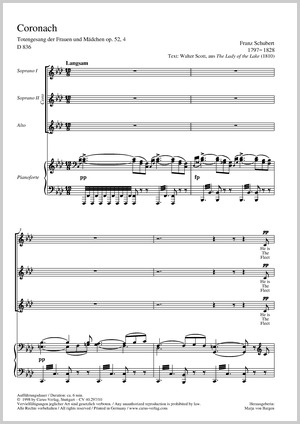 Franz Schubert: He is gone on the mountain - Sheet music | Carus-Verlag