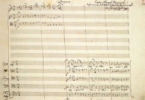 Mozart: Lacrimosa extrait du Requiem - Cartes postales, calendriers, posters | Carus-Verlag