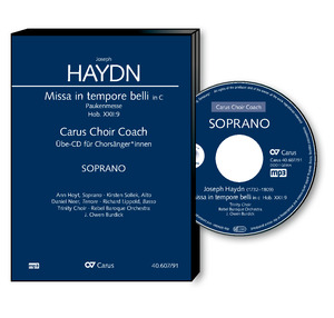 Haydn: Missa in tempore belli - CD, Choir Coach, multimedia | Carus-Verlag