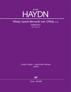 Haydn: Missa Sancti Bernardi von Offida in B - Sheet music | Carus-Verlag