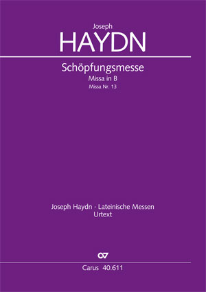 Haydn: Missa solemnis in B - Sheet music | Carus-Verlag