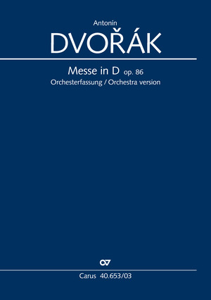 Dvorák: Mass in D major - Sheet music | Carus-Verlag