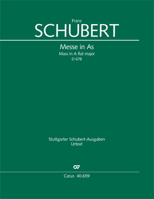 Schubert: Messe en la bémol majeur - Partition | Carus-Verlag