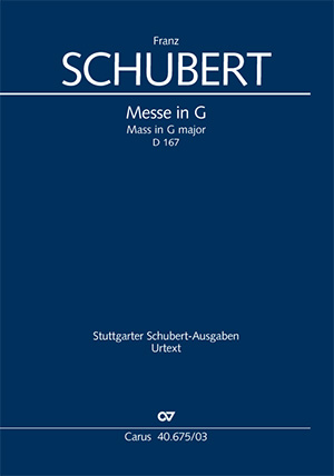Schubert: Mass in G major - Sheet music | Carus-Verlag