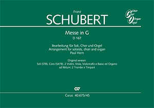 Schubert: Mass in G major - Sheet music | Carus-Verlag