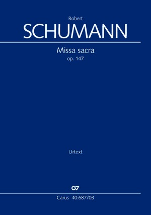 Schumann: Missa sacra in C minor - Sheet music | Carus-Verlag