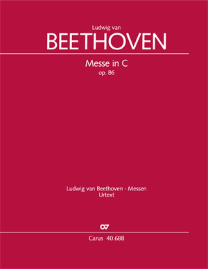 Beethoven: Mass in C major - Sheet music | Carus-Verlag