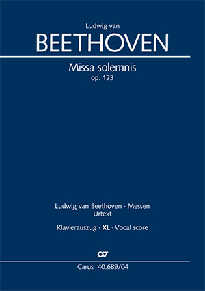 Beethoven: Missa solemnis - Noten | Carus-Verlag