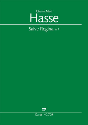 Hasse: Salve Regina in F - Sheet music | Carus-Verlag
