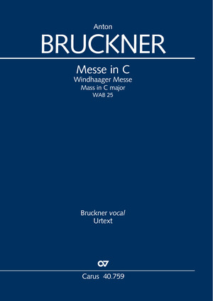 Anton Bruckner: Mass in C major - Sheet music | Carus-Verlag