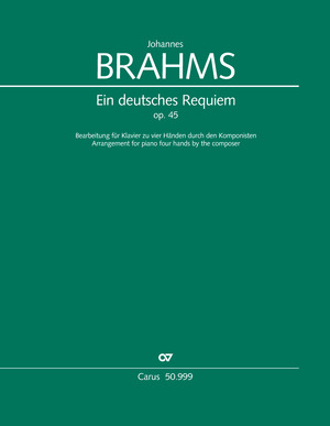Brahms: Ein deutsches Requiem - Noten | Carus-Verlag