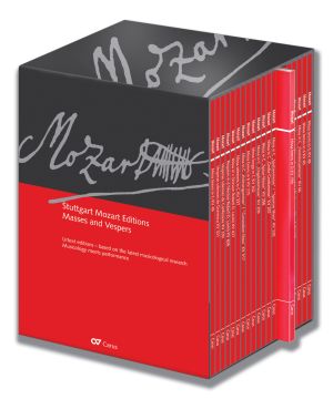 Mozart: Alle Messen und Vespern als Studienpartituren im Schuber - Noten | Carus-Verlag