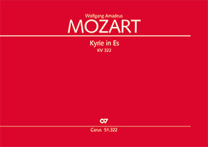 Mozart: Kyrie in E flat Major - Sheet music | Carus-Verlag