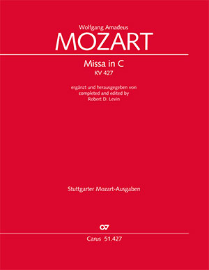 Mozart: Messe en ut mineur - Partition | Carus-Verlag