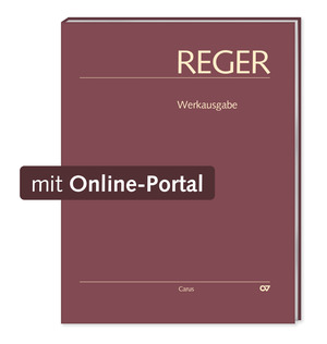 Reger: Reger-Werkausgabe, Bd. I/1: Choralphantasien für Orgel - Noten | Carus-Verlag