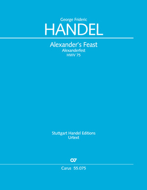 Händel: Alexander's Feast - Sheet music | Carus-Verlag