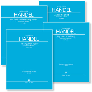 Händel: Coronation Anthems I-IV - Sheet music | Carus-Verlag