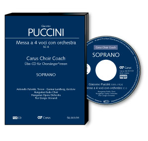 Puccini: Messa a 4 voci con orchestra - CD, Choir Coach, multimedia | Carus-Verlag