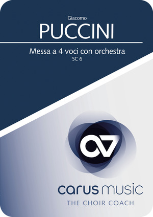 Puccini: Messa a 4 voci con orchestra - App, Aides à l’apprentissage "carus music" | Carus-Verlag