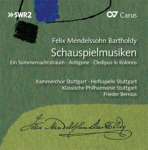 Mendelssohn Bartholdy: Schauspielmusiken (Bernius) (Box mit 3 CDs) - CDs, Choir Coaches, Medien | Carus-Verlag