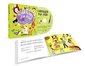 Kinderlieder für alle! 35 Lieder zum Mitsingen. Liederbuch mit CD