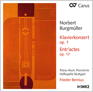 Burgmüller: Klavierkonzert op. 1, Ouvertüre op. 5 & Entr'actes op. 17 (Bernius) - CDs, Choir Coaches, Medien | Carus-Verlag