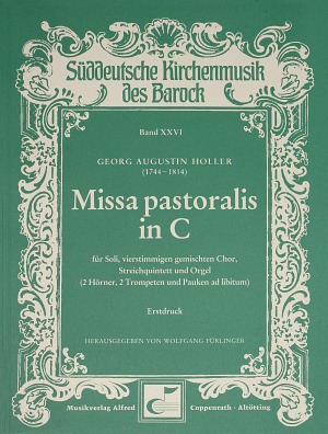 Georg Augustin Holler: Missa pastoralis in C - Partition | Carus-Verlag