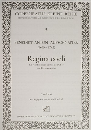 Aufschnaiter: Regina coeli - Noten | Carus-Verlag