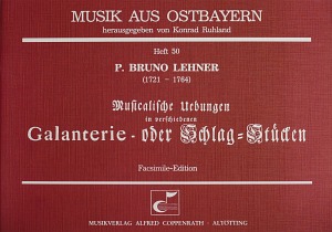 Lehner: Musikalische Übungen in verschiedenen Galanterie- oder Schlagstücken - Noten | Carus-Verlag