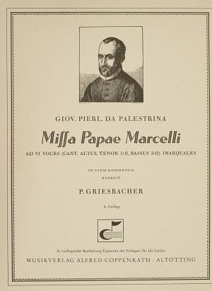 Palestrina: Missa Papae Marcelli - Sheet music | Carus-Verlag