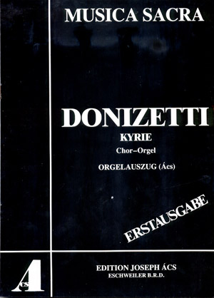 Donizetti: Kyrie - Partition | Carus-Verlag