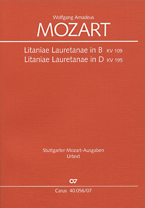 Mozart: Litaniae Lauretanae In B Und D - Sheet Music