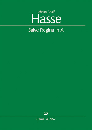 Hasse: Salve Regina in A major - Sheet music